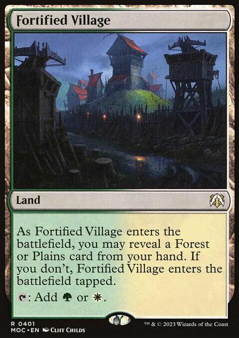 Fortified Village [March of the Machine Commander]