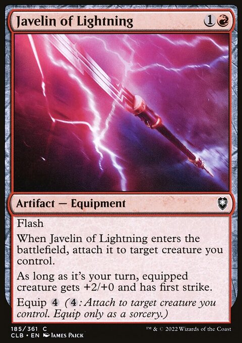 Javelin of Lightning [Commander Legends: Battle for Baldur's Gate]