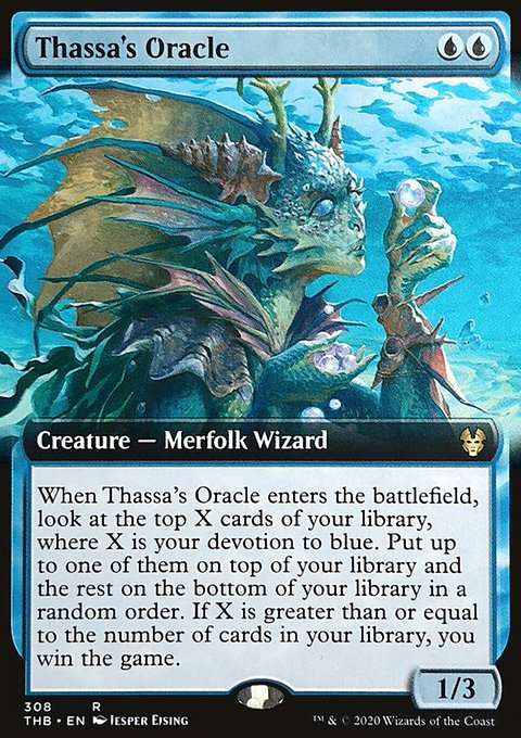 Thassa's Oracle (Extended Art) [Theros Beyond Death]