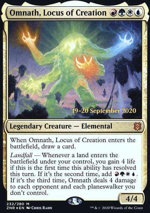 Omnath, Locus of Creation [Zendikar Rising Prerelease Promos]