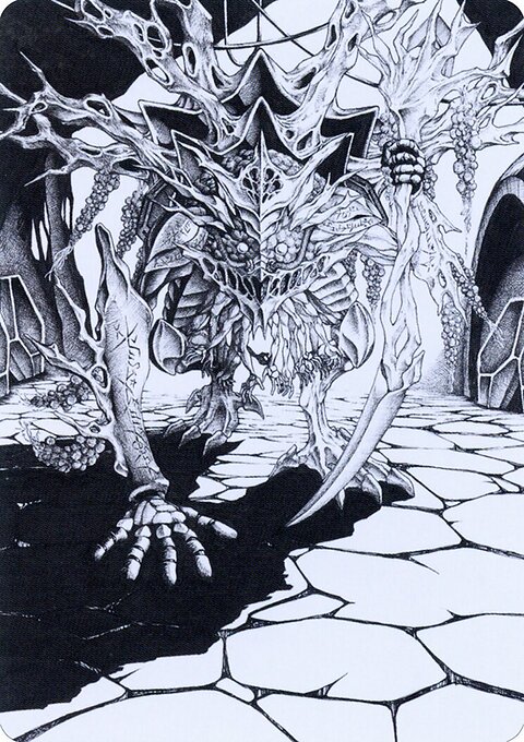 Thrun, Breaker of Silence Art Card [Phyrexia: All Will Be One Art Series]