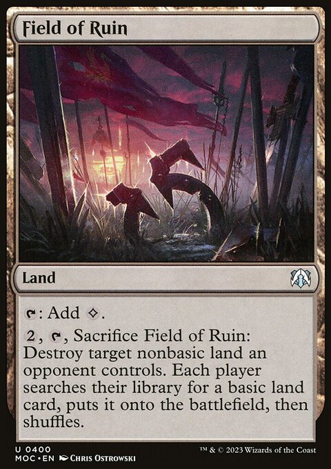 Field of Ruin [March of the Machine Commander]
