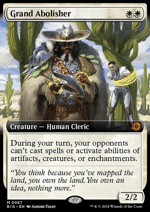 Grand Abolisher (Extended Art) [Outlaws of Thunder Junction: The Big Score]