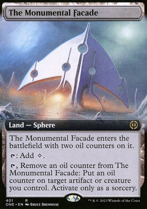 The Monumental Facade (Extended Art) [Phyrexia: All Will Be One]