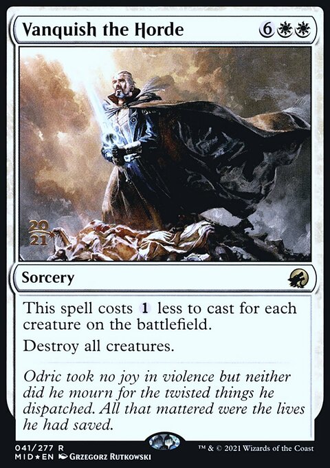 Vanquish the Horde [Innistrad: Midnight Hunt Prerelease Promos]