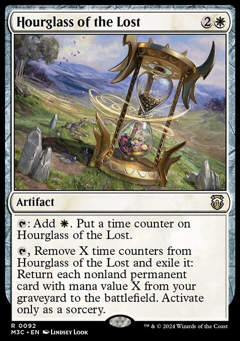 Hourglass of the Lost (Ripple Foil) [Modern Horizons 3 Commander]