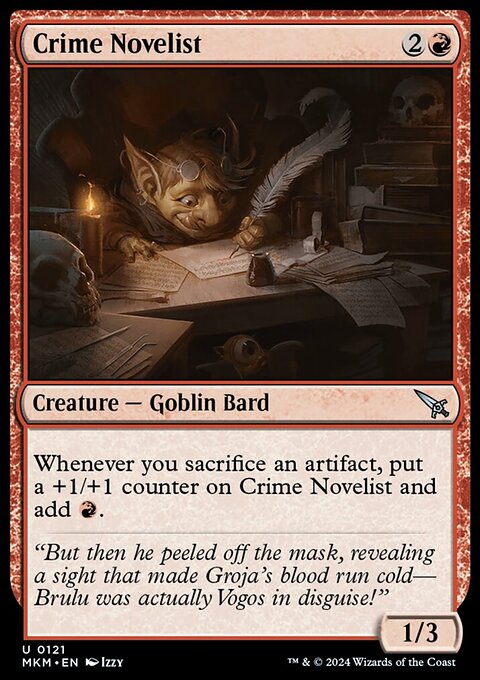 Crime Novelist [Murders at Karlov Manor]