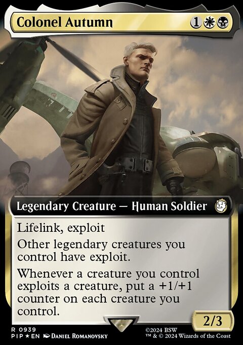 Colonel Autumn (Extended Art) (Surge Foil) [Fallout]