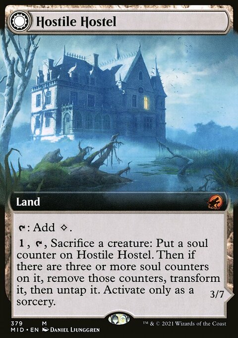 Hostile Hostel // Creeping Inn (Extended Art) [Innistrad: Midnight Hunt]