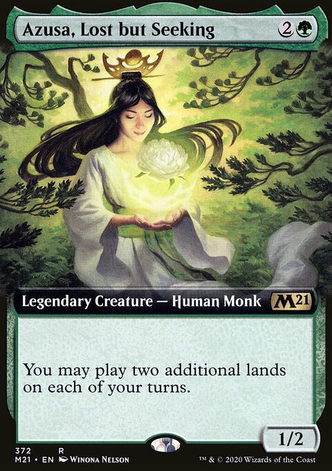Azusa, Lost but Seeking (Extended Art) [Core Set 2021]