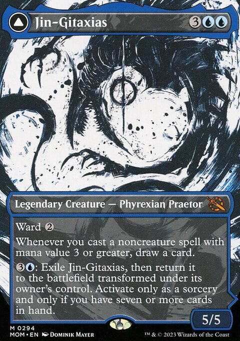 Jin-Gitaxias // The Great Synthesis (Showcase Planar Booster Fun) [March of the Machine]