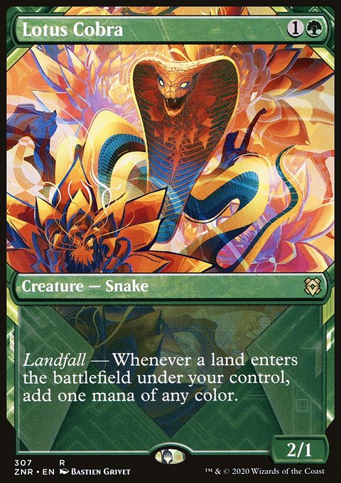 Lotus Cobra (Showcase) [Zendikar Rising]