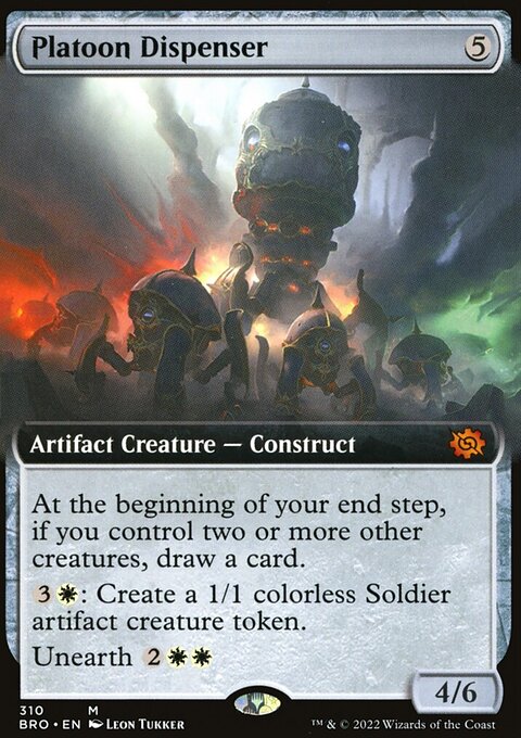 Platoon Dispenser (Extended Art) [The Brothers' War]