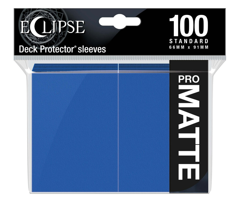 Eclipse Matte Standard Sleeves 100 pack Pacific Blue