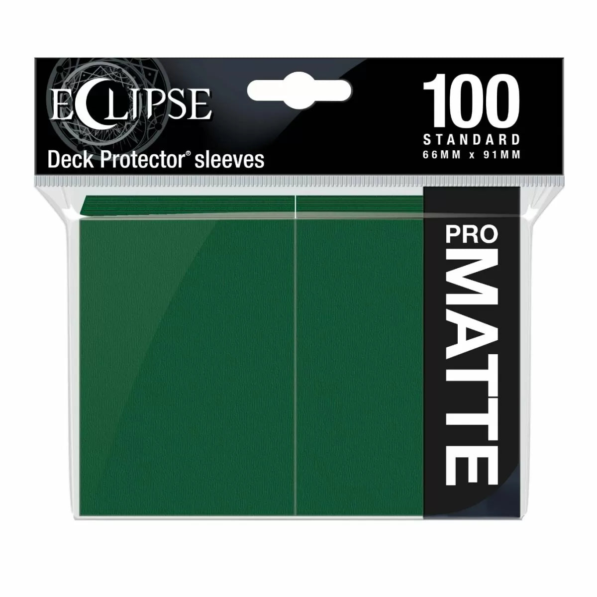 Eclipse Matte Standard Sleeves 100 pack Forest Green