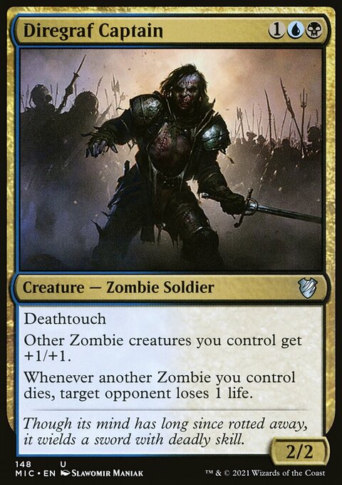 Diregraf Captain [Innistrad: Midnight Hunt Commander]