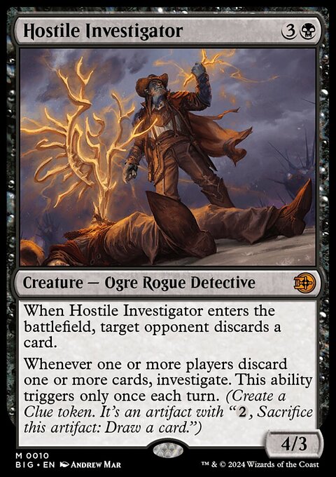 Hostile Investigator [Outlaws of Thunder Junction: The Big Score]