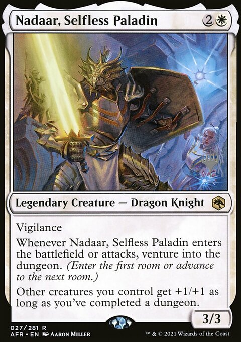Nadaar, Selfless Paladin (Promo Pack) [Dungeons & Dragons: Adventures in the Forgotten Realms Promos]