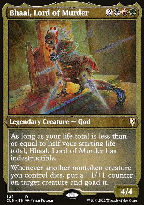 Bhaal, Lord of Murder (Foil Etched) [Commander Legends: Battle for Baldur's Gate]
