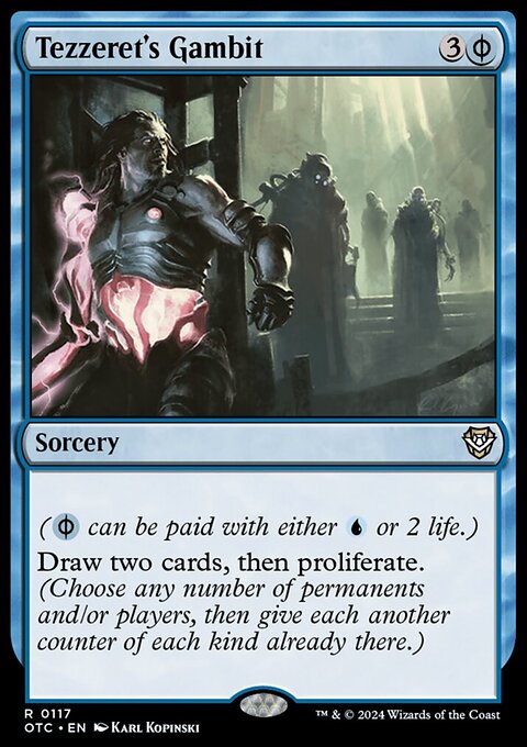 Tezzeret's Gambit [Outlaws of Thunder Junction Commander]