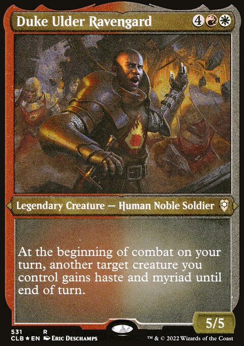 Duke Ulder Ravengard (Foil Etched) [Commander Legends: Battle for Baldur's Gate]