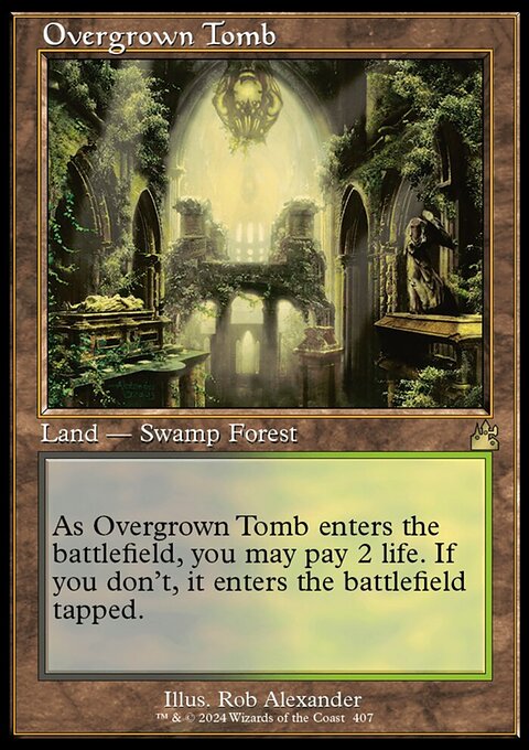 Overgrown Tomb (Retro) [Ravnica Remastered]