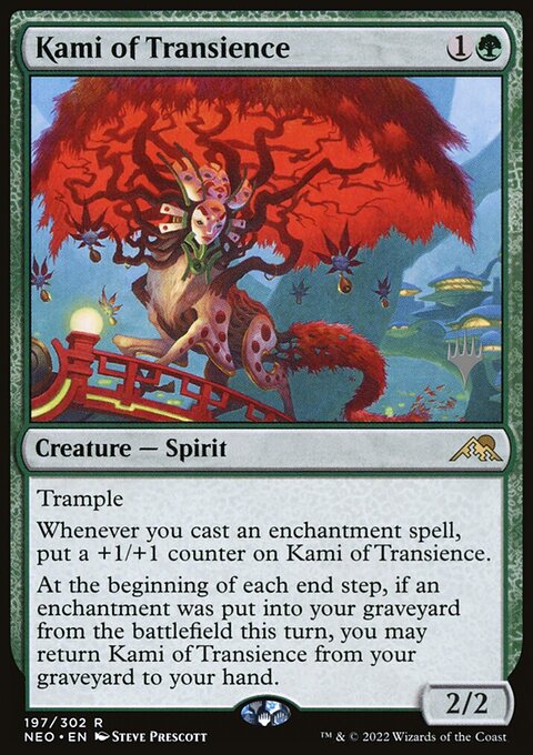 Kami of Transience [Kamigawa: Neon Dynasty Prerelease Promos]