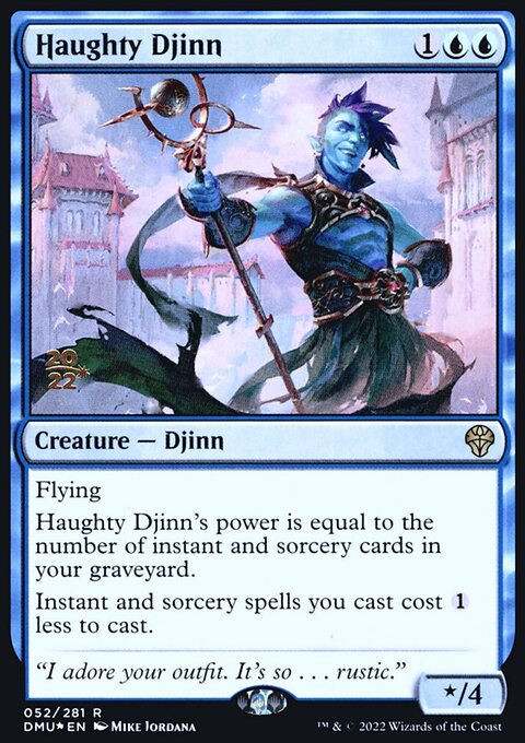 Haughty Djinn [Dominaria United Prerelease Promos]