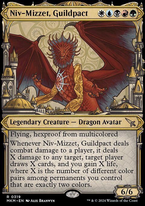 Niv-Mizzet, Guildpact (Showcase) (319) [Murders at Karlov Manor]