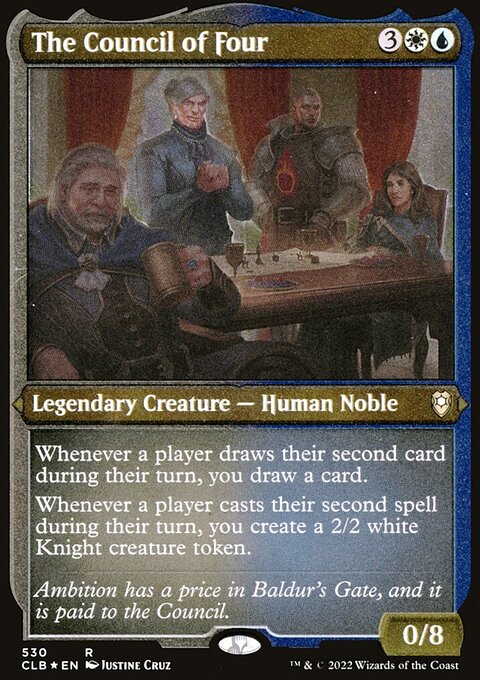 The Council of Four (Foil Etched) [Commander Legends: Battle for Baldur's Gate]