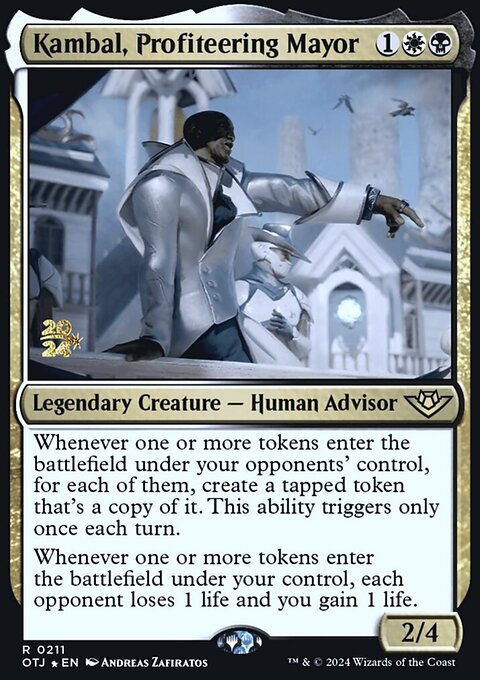 Kambal, Profiteering Mayor [Outlaws of Thunder Junction Prerelease Promos]