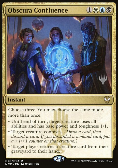 Obscura Confluence (Promo Pack) [Streets of New Capenna Commander Promos]