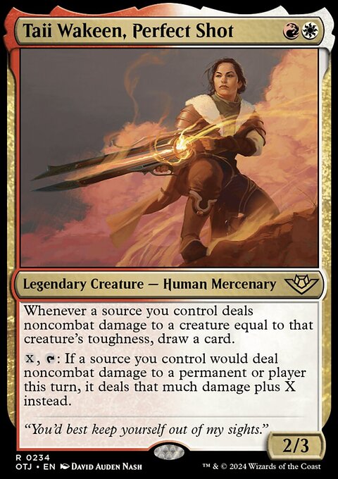 Taii Wakeen, Perfect Shot [Outlaws of Thunder Junction]