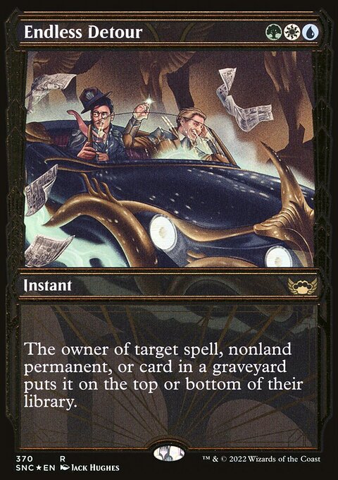 Endless Detour (Showcase Golden Age Gilded Foil) [Streets of New Capenna]