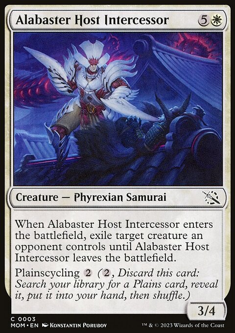 Alabaster Host Intercessor [March of the Machine]
