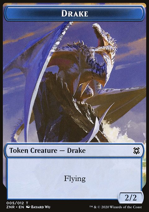 Drake // Insect Double-Sided Token [Zendikar Rising Tokens]