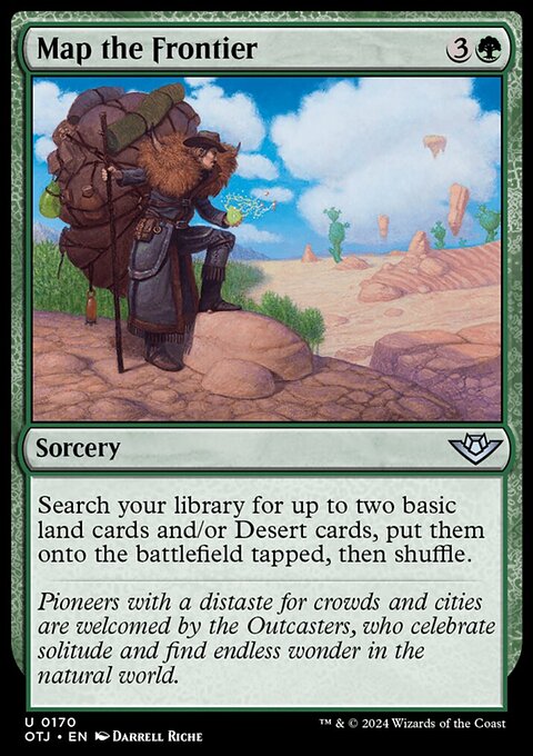 Map the Frontier [Outlaws of Thunder Junction]