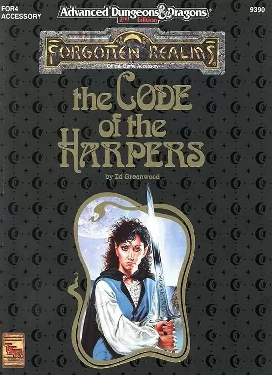 The Code of the Harpers - AD&D 2nd Edition Dungeons & Dragons - Reprint Softcover