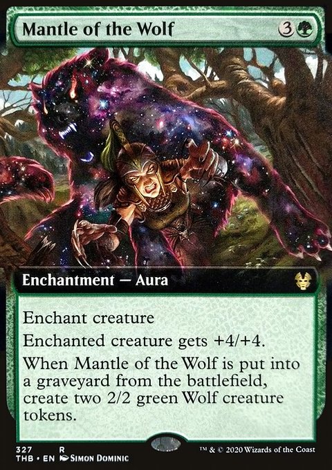 Mantle of the Wolf (Extended Art) [Theros Beyond Death]