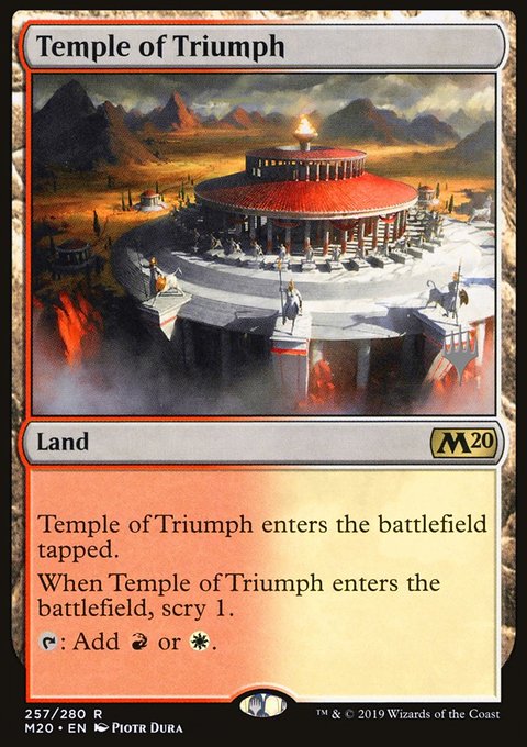 Temple of Triumph [Core Set 2020 Prerelease Promos]
