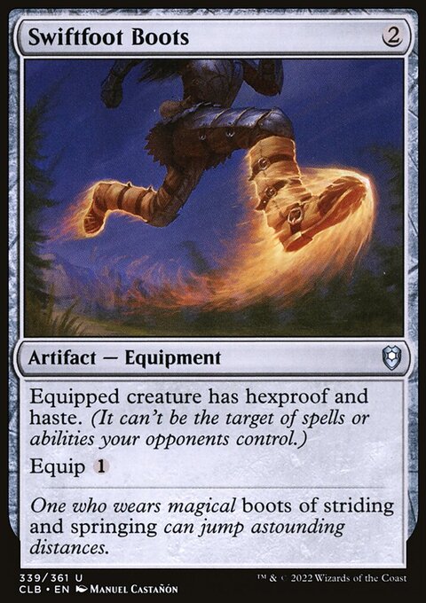 Swiftfoot Boots [Commander Legends: Battle for Baldur's Gate]