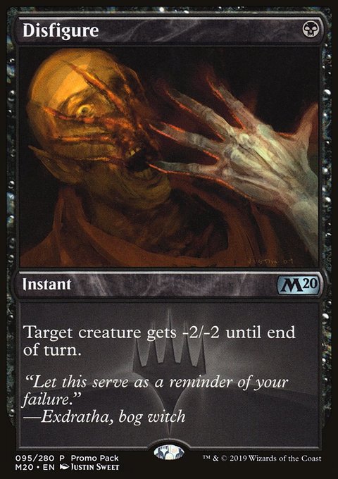 Disfigure (Promo Pack) [Core Set 2020 Promos]