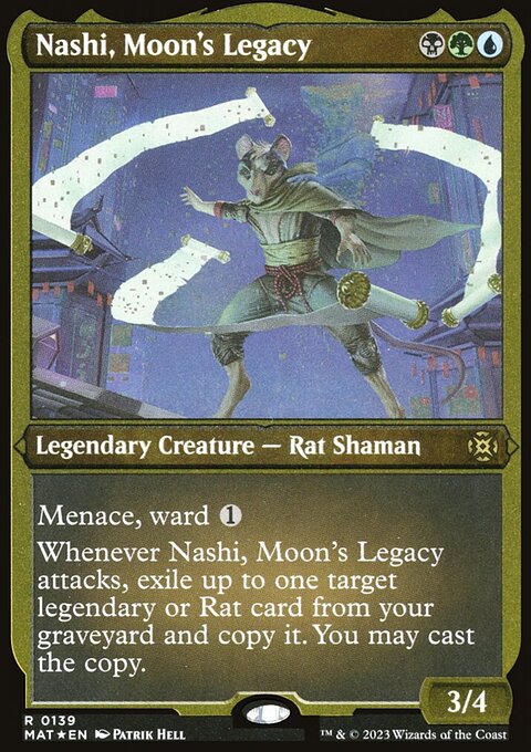 Nashi, Moon's Legacy (Foil Etched) [March of the Machine: The Aftermath]