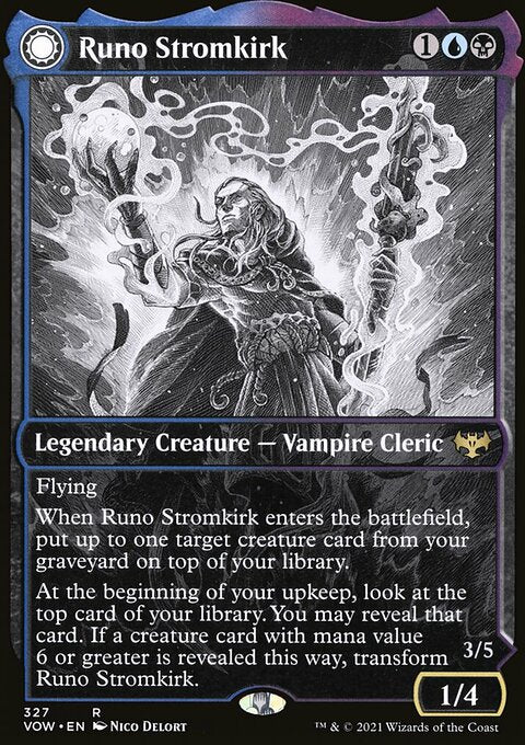 Runo Stromkirk // Krothuss, Lord of the Deep (Showcase Eternal Night) [Innistrad: Crimson Vow]