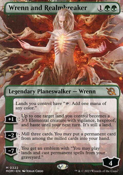 Wrenn and Realmbreaker (Borderless Alternate Art) [March of the Machine]