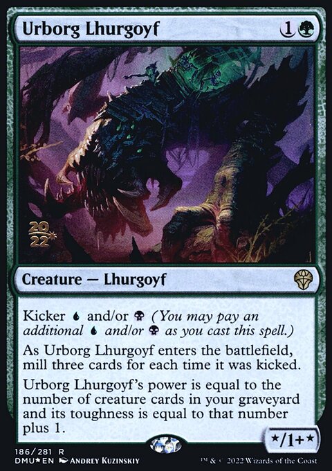 Urborg Lhurgoyf [Dominaria United Prerelease Promos]