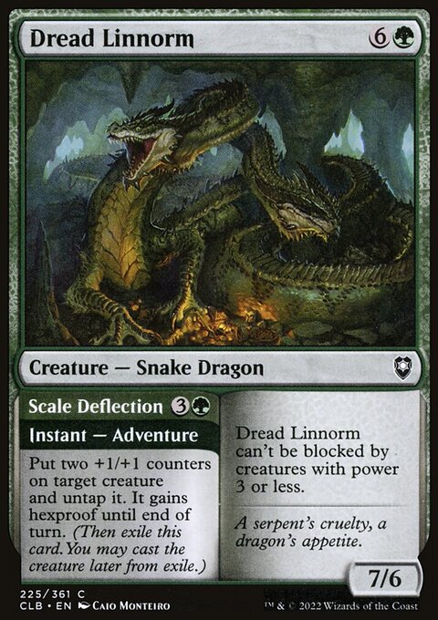Dread Linnorm // Scale Deflection [Commander Legends: Battle for Baldur's Gate]