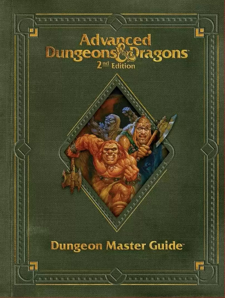 Dungeon Master Guide - AD&D 2nd Edition Dungeons & Dragons - Reprint Softcover