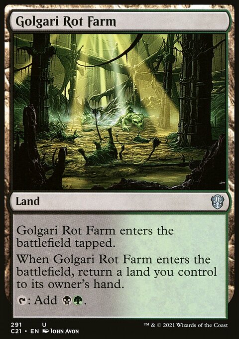 Golgari Rot Farm [Commander 2021]