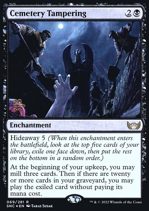 Cemetery Tampering [Streets of New Capenna Prerelease Promos]